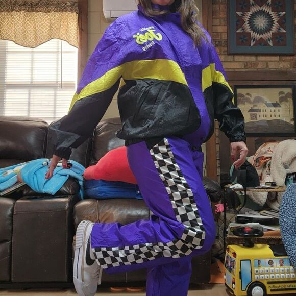 VINTAGE CAMEL SMOKIN’ JOE’S RACING TWO PIECE TRACK SUIT - Picture 3 of 16